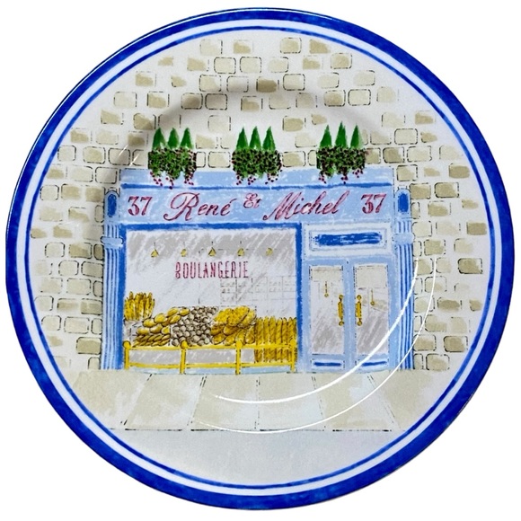 (4) French Bistro by AMERICAN ATELIER Salad/Desert Plates - Picture 6 of 9